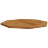 vidaXL Table Top 60x60x2.5 cm Octagonal Solid Wood Teak