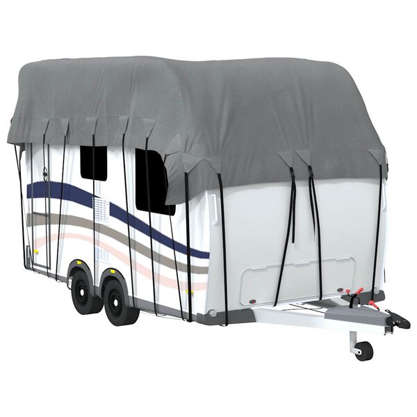 vidaXL Caravan Roof Cover Grey 600x300 cm Non-woven Fabric