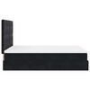 vidaXL Ottoman Bed with Mattresses Black 140x190cm Velvet