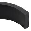 vidaXL Rubber Edge for Snow Plow Black 80x8x2 cm