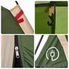 vidaXL Camping Tent Dome 5-Person Green Quick Release