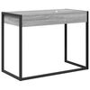vidaXL Desk with Storage Grey Sonoma 100 x 50 x 75 cm Engineered Wood
