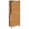 vidaXL Highboard Old Wood 69.5 x 34 x 180 cm Engineered Wood