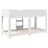 vidaXL Bunk Bed for Kids White 100 x 200 cm Engineered Wood