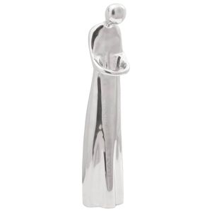 vidaXL Sculpture Silver 10 x 16 x 49 cm Aluminium