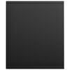 vidaXL Book Cabinet/TV Cabinet Black 36x30x143 cm Engineered Wood