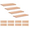vidaXL Stair Treads 12 pcs 80 x 25 x 2 cm Natural Solid Beech Wood