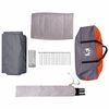 vidaXL Cabin Tent with Roof Grey and Orange 333 x 317 x 194 cm
