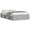 vidaXL Bed Frame without Mattress Concrete Grey 120x200 cm