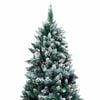vidaXL Artificial Christmas Tree with 300 LEDs with Stand Green 240 cm