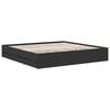 vidaXL Bed Frame with Drawer Black 200 x 200 cm Engineer Wood