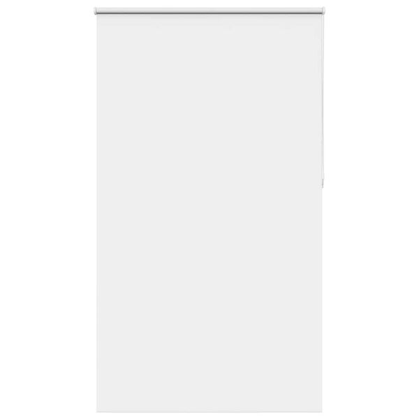 vidaXL Roller Blind Blackout White 125x230 cm Fabric Width 121.6 cm Polyester