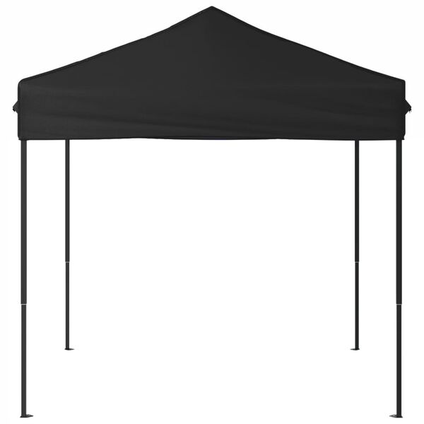 vidaXL Folding Party Tent Black 2x2 m
