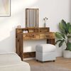 vidaXL Dressing Table Old Wood 100 x 41 x 140 cm Engineered Wood