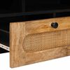 vidaXL TV Cabinet with Drawer Brown 100 x 33 x 46 cm Solid Mango Wood