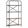 vidaXL Bookshelf 4-Tier 80 x 30 x 146 cm Engineered wood Old Wood