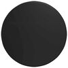 vidaXL Table Top &Oslash; 70 x 1.5 cm Round Engineered Wood Black