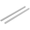 vidaXL Threaded Rod 2 pcs Silver 6 x 135 mm Steel