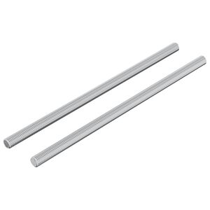 vidaXL Threaded Rod 2 pcs Silver 6 x 135 mm Steel