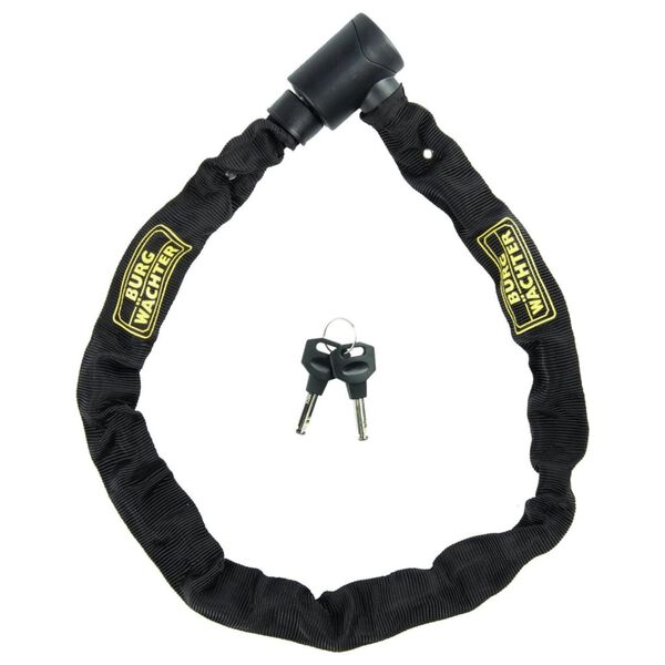 BURG-W&Auml;CHTER Safety Chain with Cylinder Lock 580 90 Black