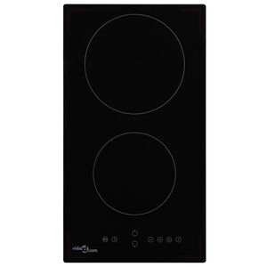 vidaXL Ceramic Hob with 2 Burners Touch Control 3000 W