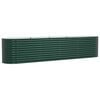 vidaXL Raised Bed Green 400 x 80 x 81 cm Steel