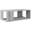 vidaXL Coffee Table Grey Sonoma 89.5x48x30 cm Engineered Wood