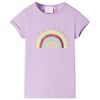 vidaXL Kids' T-shirt Lilac 104