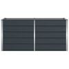 vidaXL Planter Anthracite 160 x 80 x 75 cm Steel