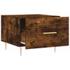 vidaXL Coffee Tables 2 pcs Smoked Oak 50x50x40 cm Engineered Wood