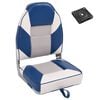 vidaXL 2 Piece Foldable Boat Seat Set High Backrest