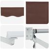 vidaXL Automatic Retractable Awning Brown 400x300 cm