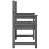 vidaXL Garden Chairs 2 pcs Grey 60x48x91 cm Solid Wood Pine