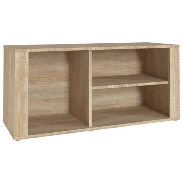 vidaXL Shoe Cabinet Sonoma Oak 100x35x45 cm Engineered Wood