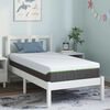 vidaXL Mattress White and Grey 80 x 160 cm Pocket Spring
