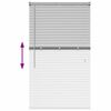 vidaXL Venetian Blinds Height Adjustable Silver 130 x 80 cm Aluminium