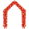 vidaXL Christmas Garland with LED Lights 5 m Red