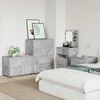 vidaXL Storage Cabinet Concrete Grey 80 x 48 x 57 cm Engineered Wood