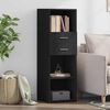 vidaXL Highboard Black 40x42.5x124 cm Engineered Wood