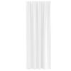 vidaXL Blackout Curtains with Rings 2 pcs Pure White 225 x 140 cm