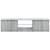 vidaXL TV Cabinet with LED Lights Grey Sonoma 140x40x35.5 cm