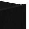 vidaXL TV Wall Cabinet Wall-mounted 2 pcs Black Oak 100 x 35 x 31 cm