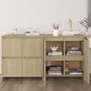 vidaXL Sideboards 2 pcs Sonoma Oak 70x41x75 cm Engineered Wood
