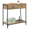 vidaXL Console Table Artisan Oak 75 x 34.5 x 75 cm Engineered Wood