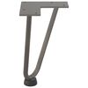 vidaXL Hairpin Legs for Coffee Table 4 pcs Natural Steel 20 cm Solid Steel