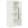 vidaXL Storage Cabinet White 60 x 40 x 140 cm Cold-Rolled Steel
