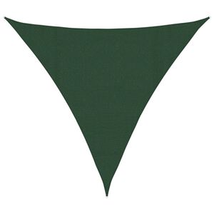 vidaXL Sunshade Sail 160 g/m&sup2; Dark Green 4x4x4 m HDPE