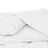 vidaXL Duvet with Pillow 3 pcs White Microfibre