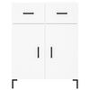 vidaXL Highboard White 69.5x34x180 cm Engineered Wood