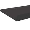 vidaXL Floating Shelf Wall-mounted 4 pcs Black 30 x 18 x 2.5 cm Steel